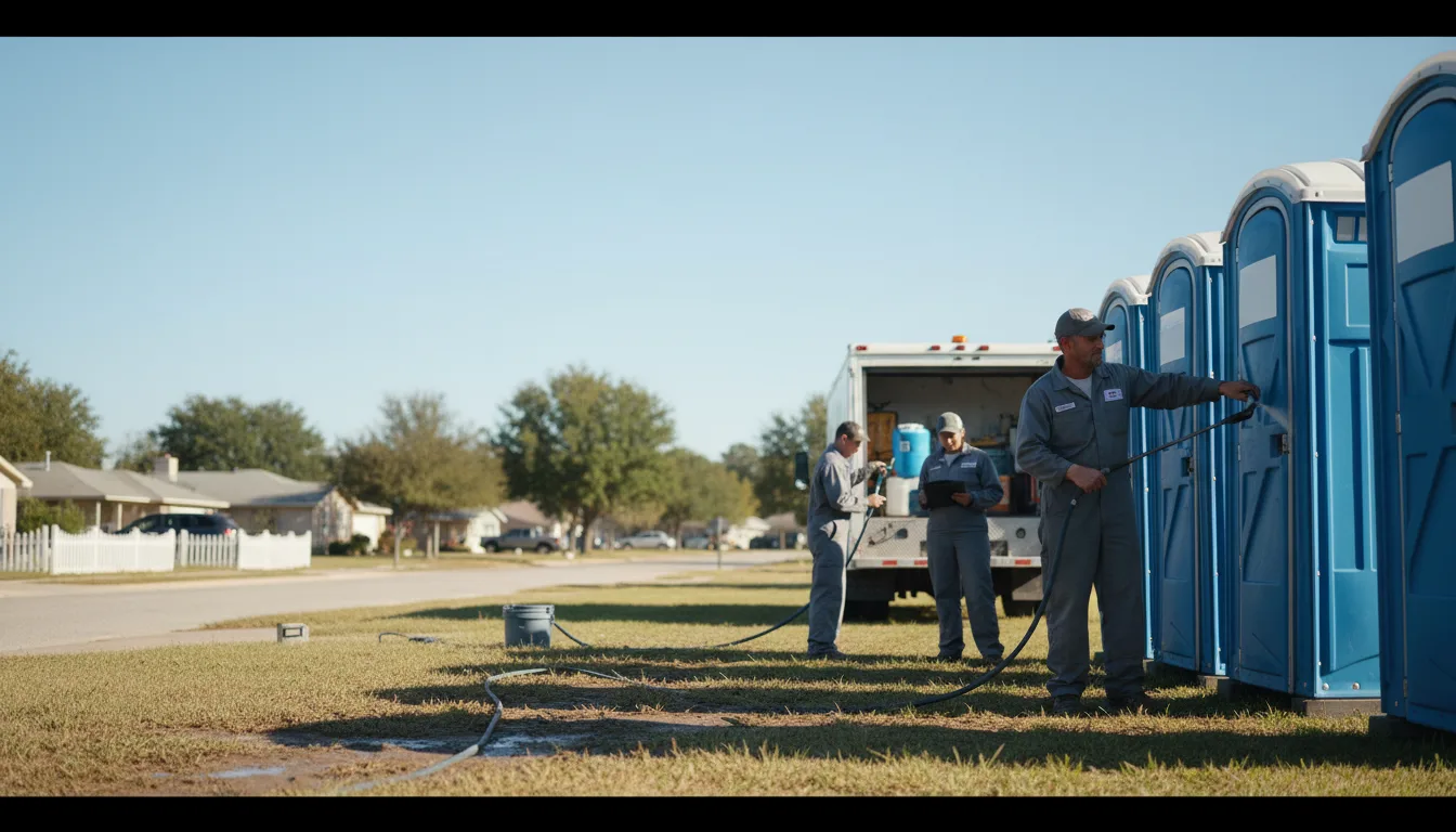 Long-Term Portable Toilet Rental in Waterproof, LA near me